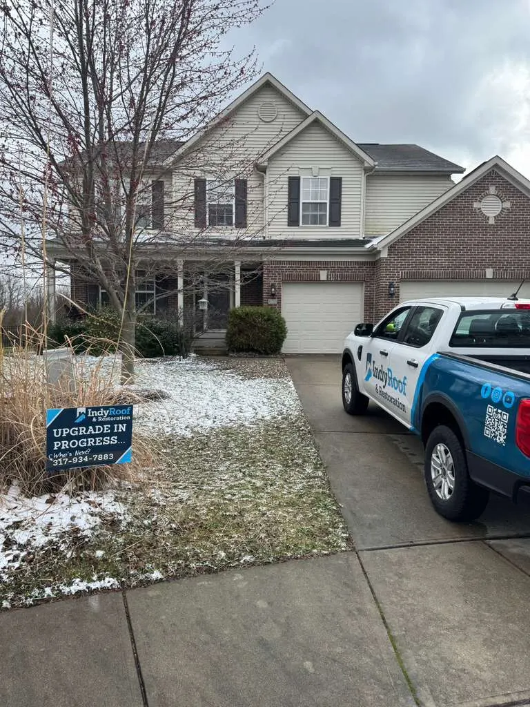 Roof inspection documented on a Shelbyville home